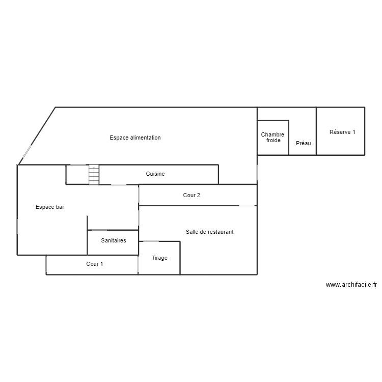PORT MANECH RICHARD FDC. Plan de 4 pièces et 94 m2
