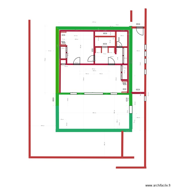 Modification 1er Maison ELECTRICITE 3. Plan de 0 pièce et 0 m2