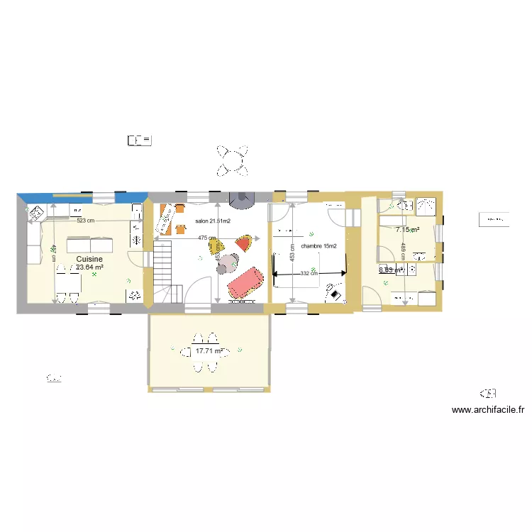 maison lavignassecuisine3. Plan de 