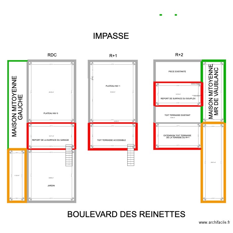 PLAN  PROMENADE DU GRAND LARGE DE VAUBLANC. Plan de 0 pièce et 0 m2