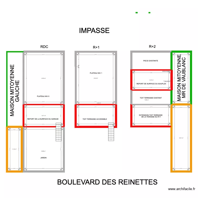 PLAN PROMENADE DU GRAND LARGE DE VAUBLANC. Plan de PLAN PROMENADE DU GRAND LARGE DE VAUBLANC. Plan de