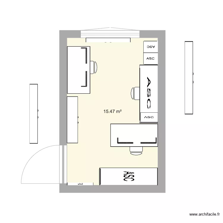Bureau. Plan de Bureau. Plan de