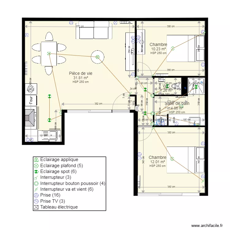 Le 136 OLIVEIRA V2. Plan de 