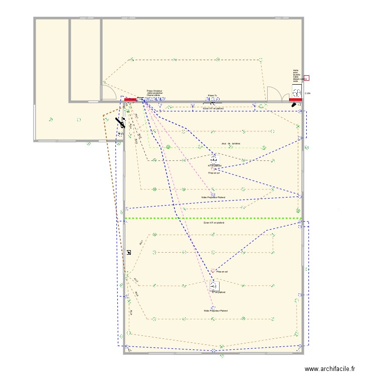 salle de conf élec 1 du 08 04 20. Plan de 0 pièce et 0 m2