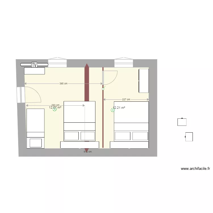 chambre chirassimont 3. Plan de 