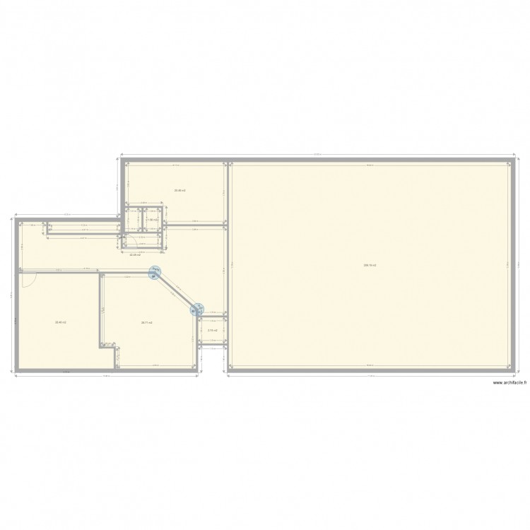 plan dcr. Plan de 0 pièce et 0 m2