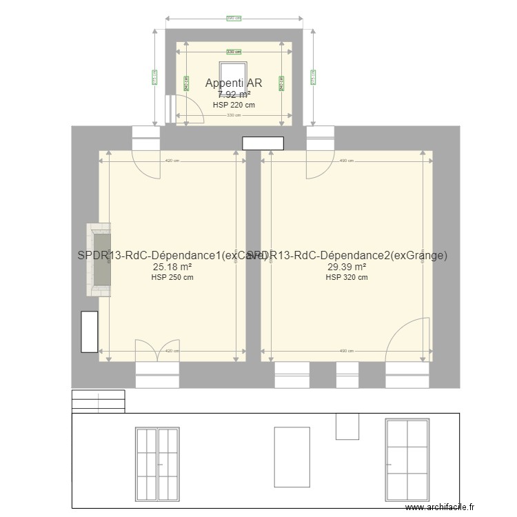 SPDR13-RdC-Dépendances_1. Plan de 0 pièce et 0 m2
