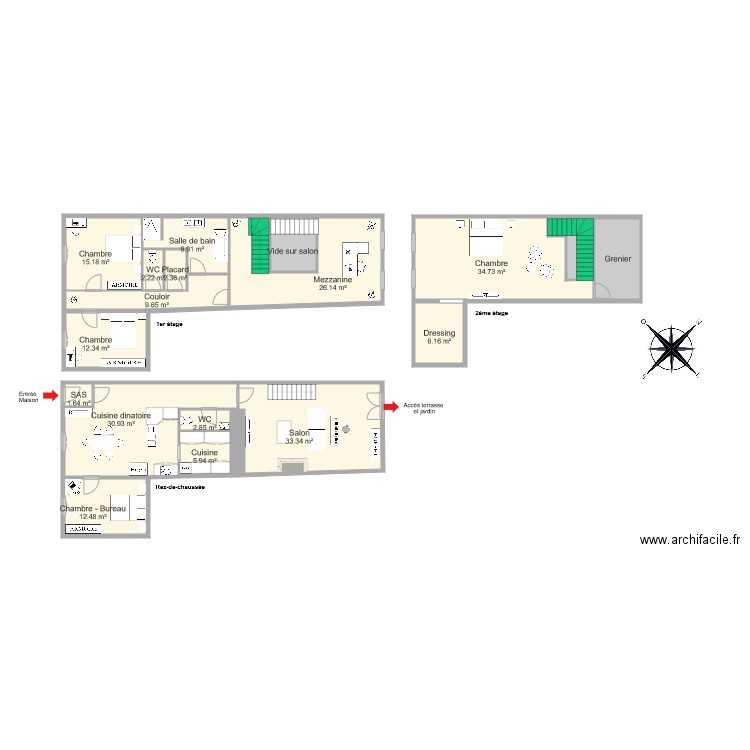 PFUND. Plan de 0 pièce et 0 m2