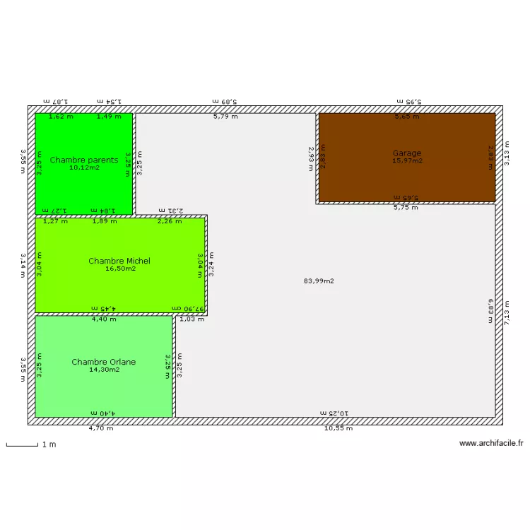 Odang Bettina 5B. Plan de 