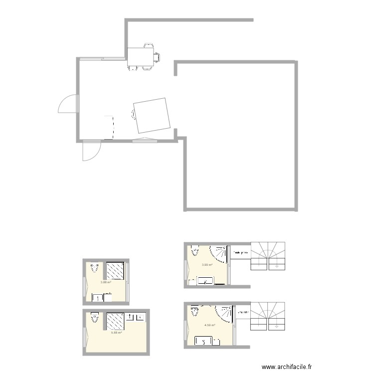 Gaité2. Plan de 0 pièce et 0 m2