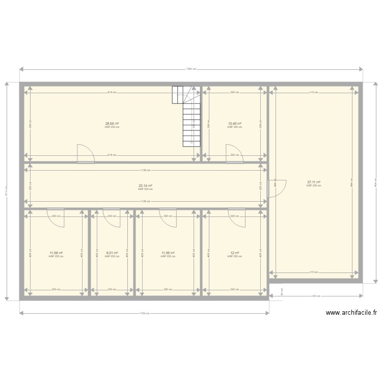 JULIEN GRASSET ETAGE. Plan de 0 pièce et 0 m2