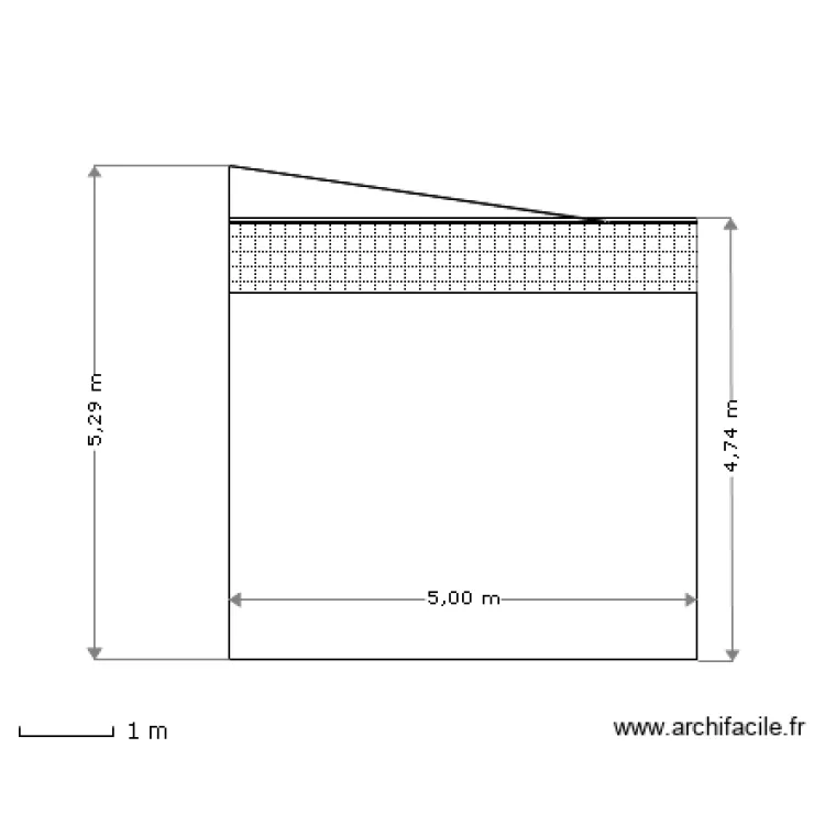 Toitures Batiments E et F. Plan de 