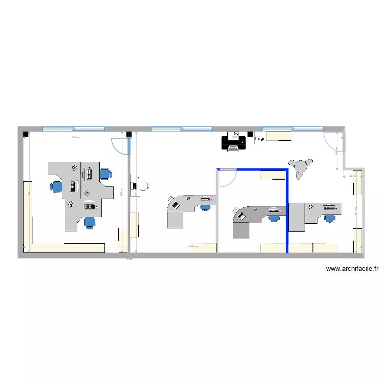 Bureau. Plan de 