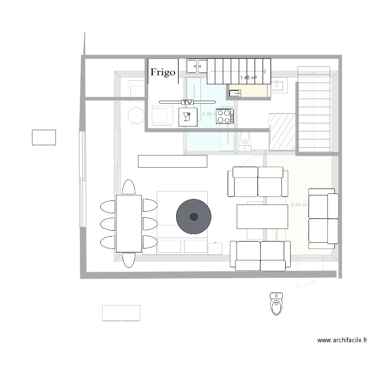 plan notre maison 2. Plan de 0 pièce et 0 m2