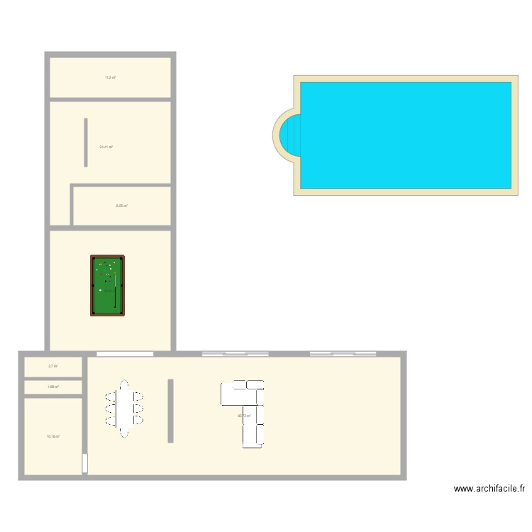 debut projet . Plan de 0 pièce et 0 m2