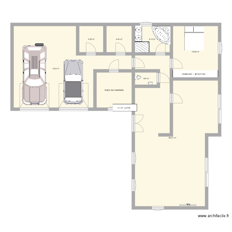 Maison vince. Plan de 0 pièce et 0 m2