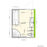 sdb chambre 1 er etage
