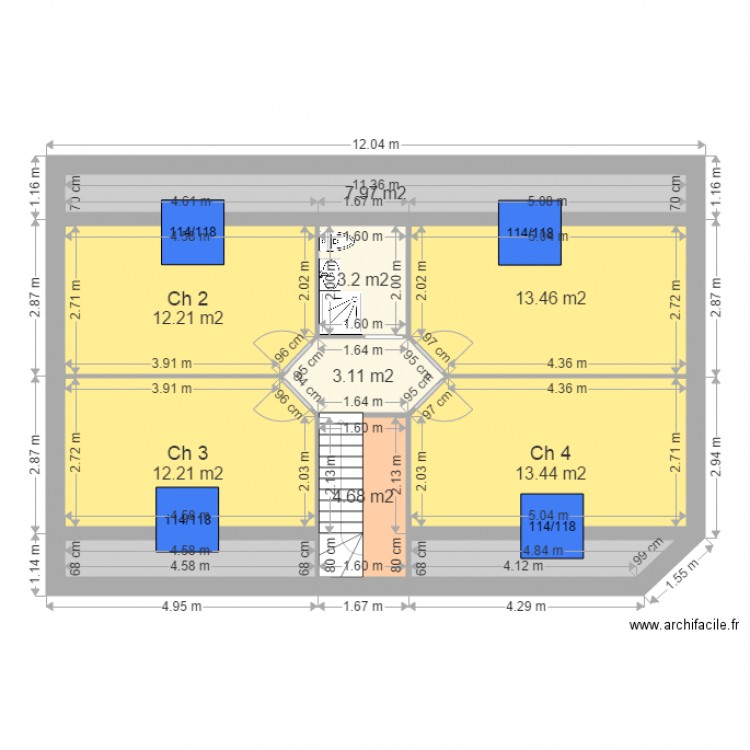 HORN HIROUX. Plan de 0 pièce et 0 m2