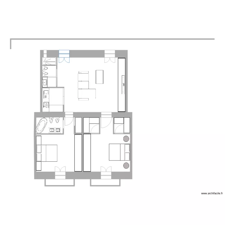 scia secondo piano. Plan de 