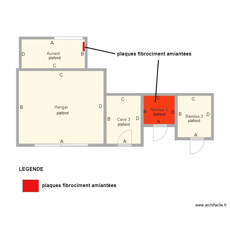 brunet dependances. Plan de 