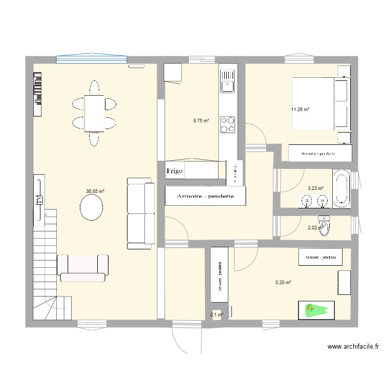 Maison Allauch modif 2. Plan de 0 pièce et 0 m2