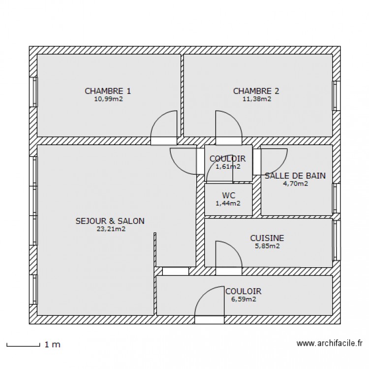 F4 hlm. Plan de 0 pièce et 0 m2