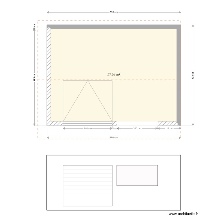 garage 2. Plan de 0 pièce et 0 m2