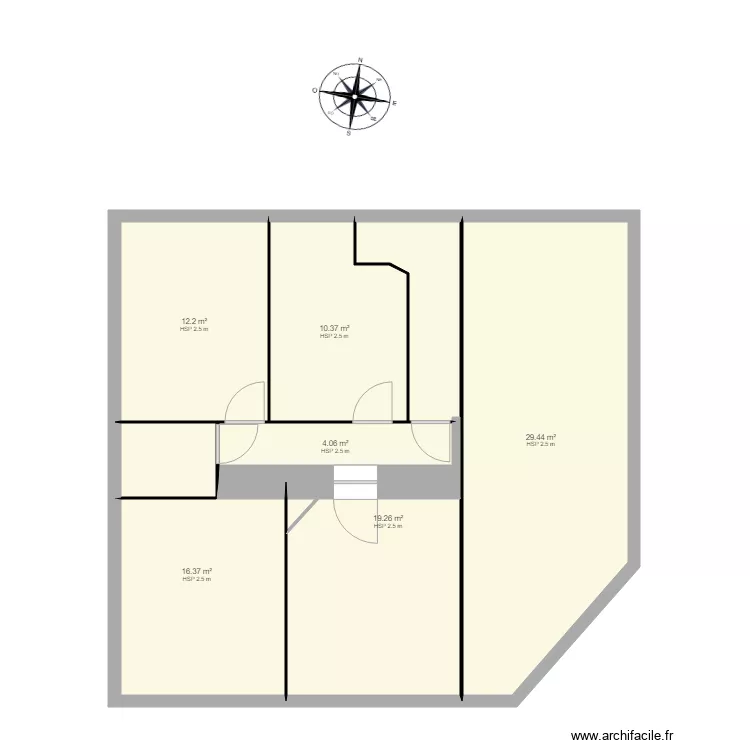 2eme actuel. Plan de 