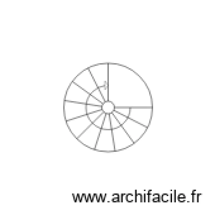 escalier colima&ccedil;on. Plan de 