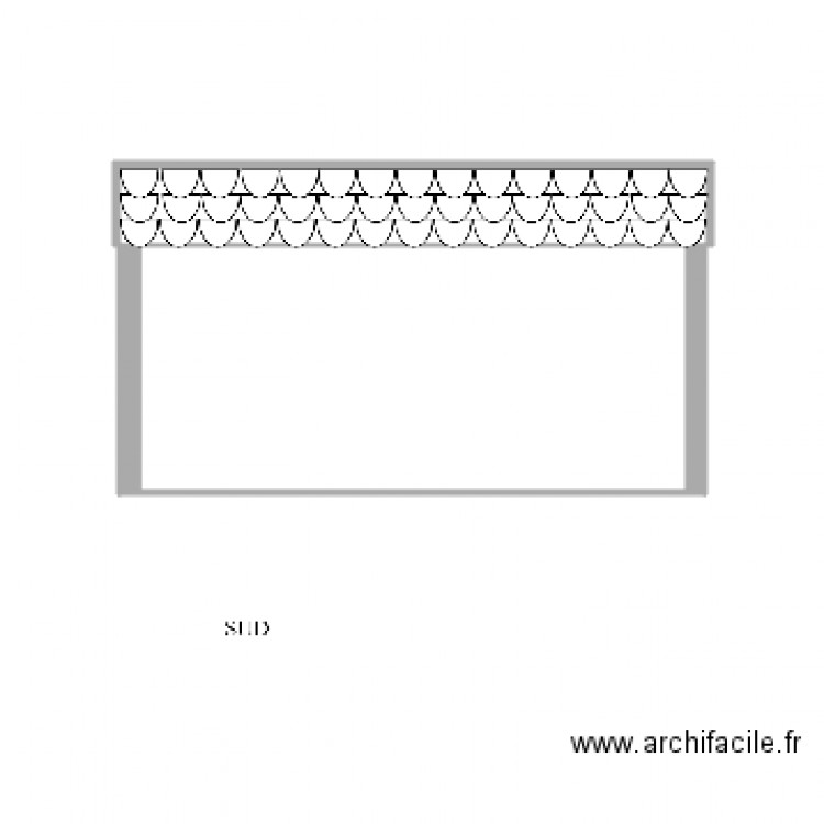 garage bis facade SUD. Plan de 0 pièce et 0 m2