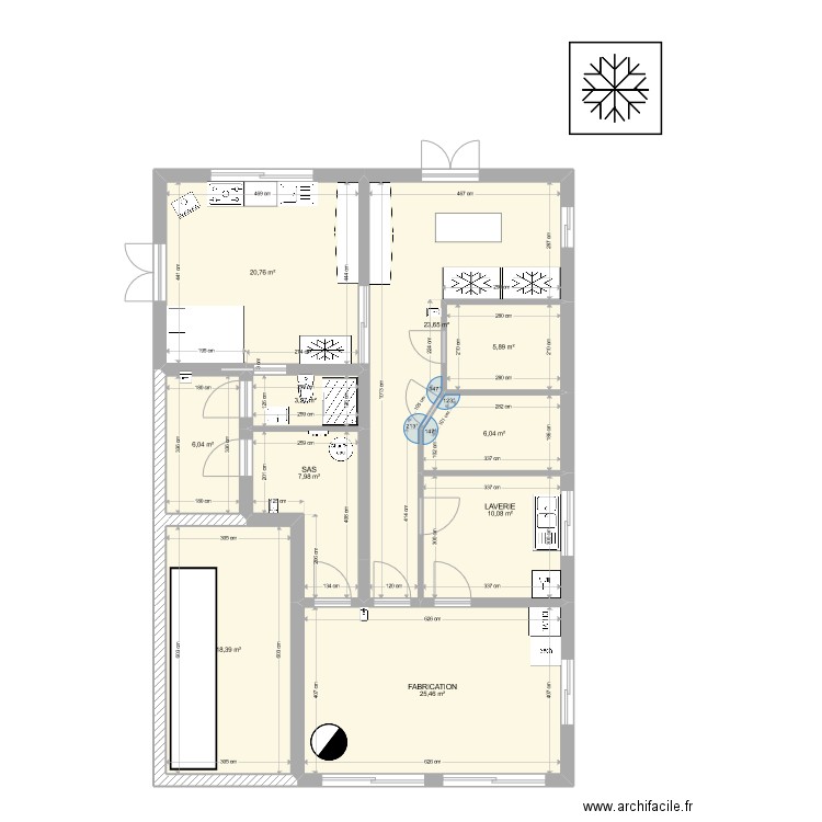 FROMAGERIE 3. Plan de 0 pièce et 0 m2