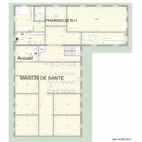 Projet Goyave pharmacie et maison de sant&eacute; avec 2 niveaux