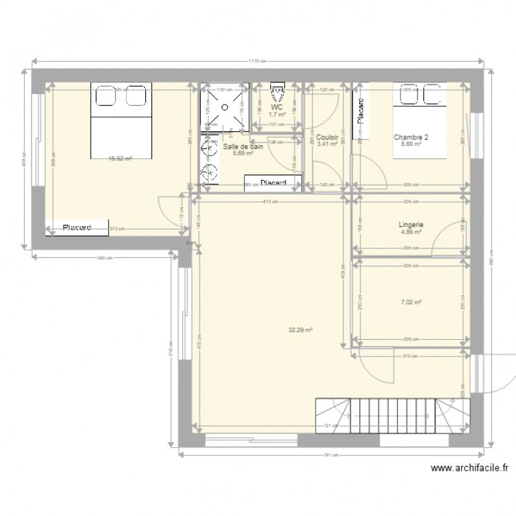 maison611. Plan de 0 pièce et 0 m2