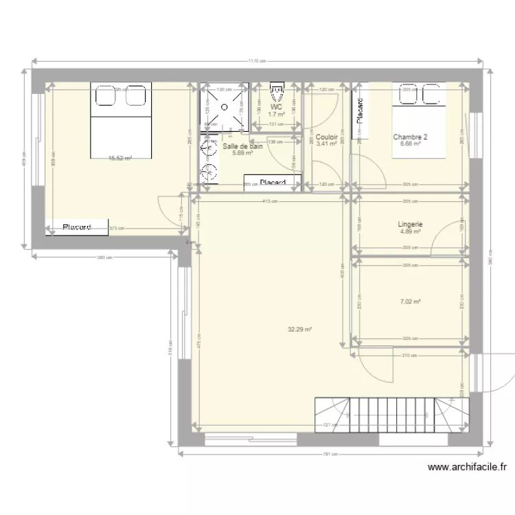 maison611. Plan de 