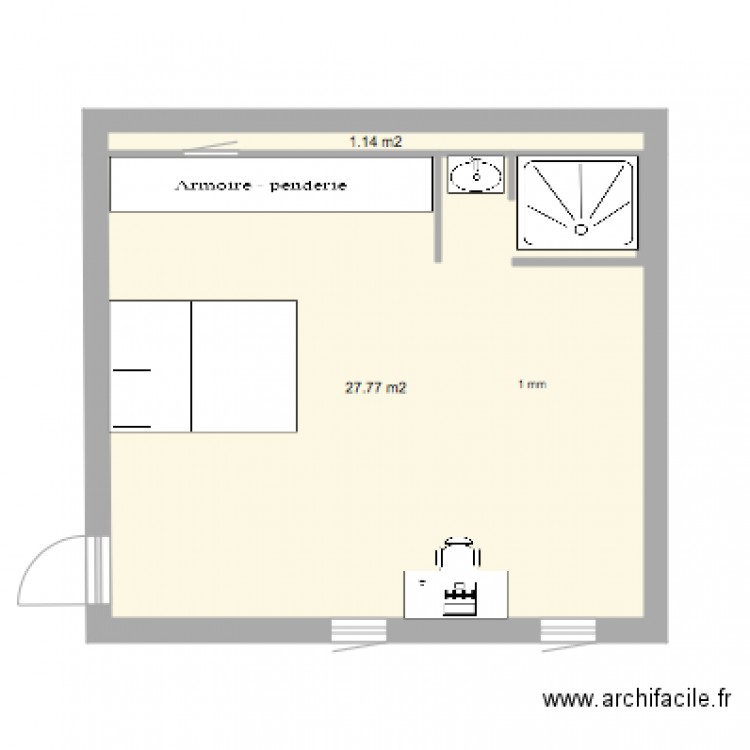 MAS 14 chambre plan. Plan de 0 pièce et 0 m2