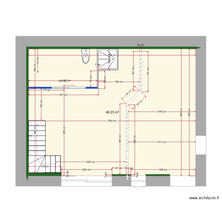  bertrand bis. Plan de 0 pièce et 0 m2