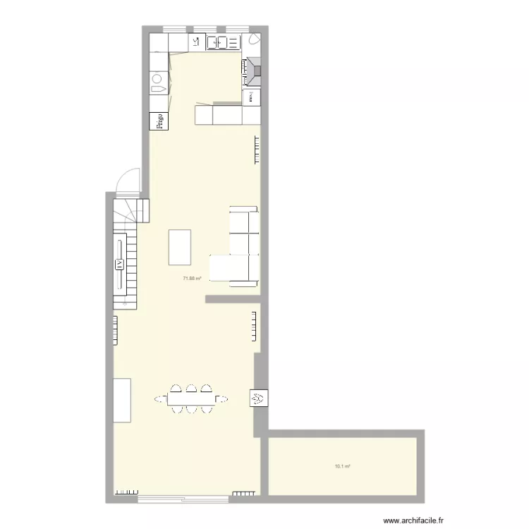 Maison V1. Plan de Maison V1. Plan de