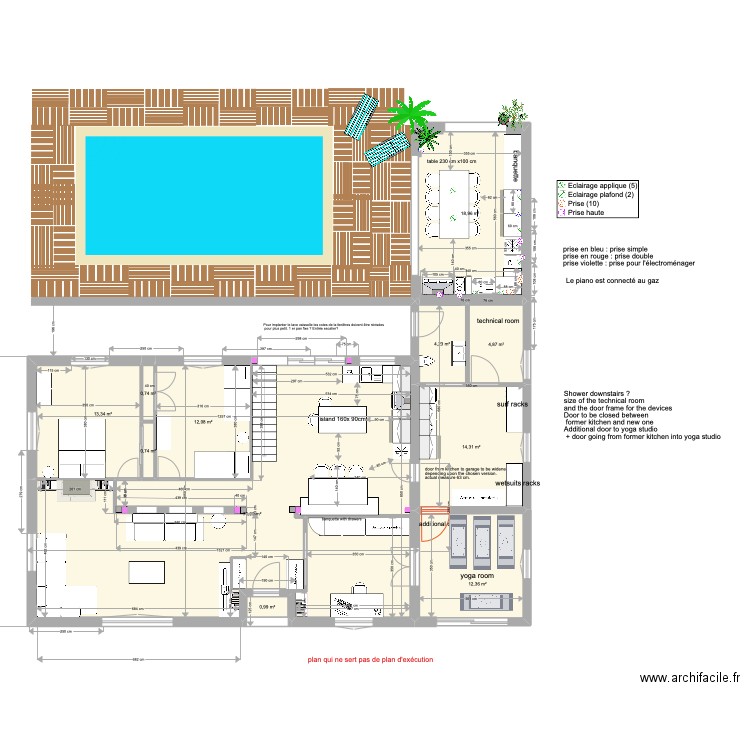 Toki alegera ground floor esquisse 1. Plan de 12 pièces et 159 m2