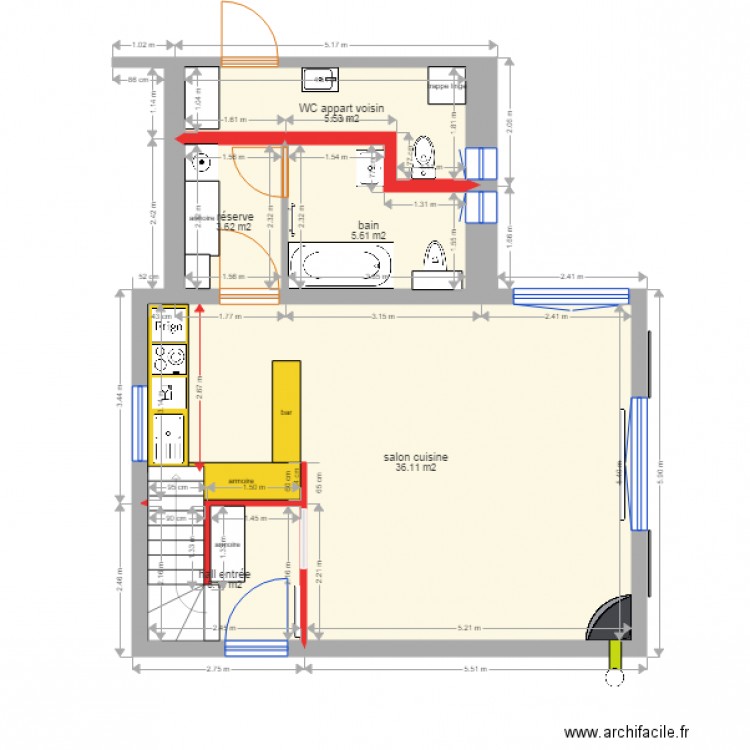 appartement rez montricher  final 2. Plan de 0 pièce et 0 m2