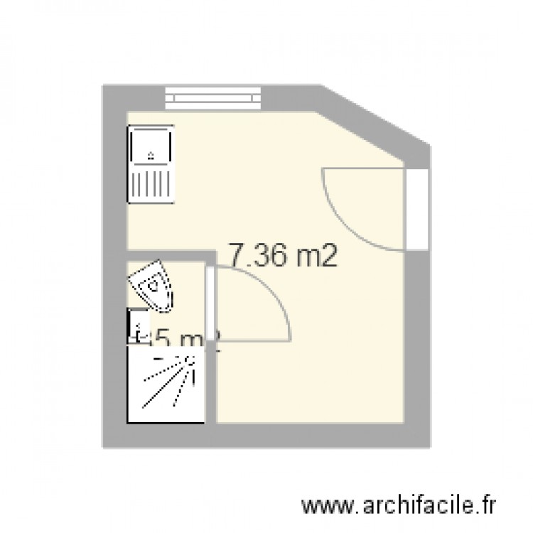 159 faubourg st antoine 1er étage. Plan de 0 pièce et 0 m2