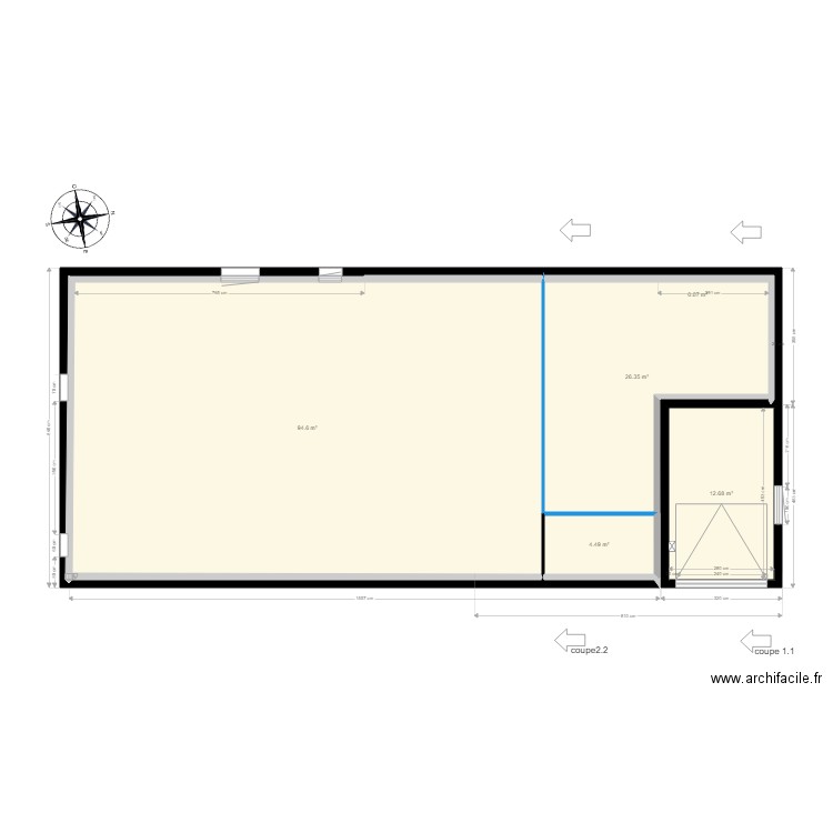 M etage. Plan de 0 pièce et 0 m2