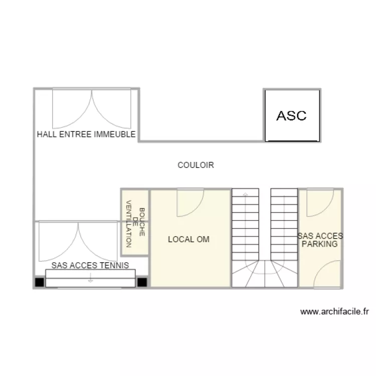 LOGE VINCENNES 1. Plan de 