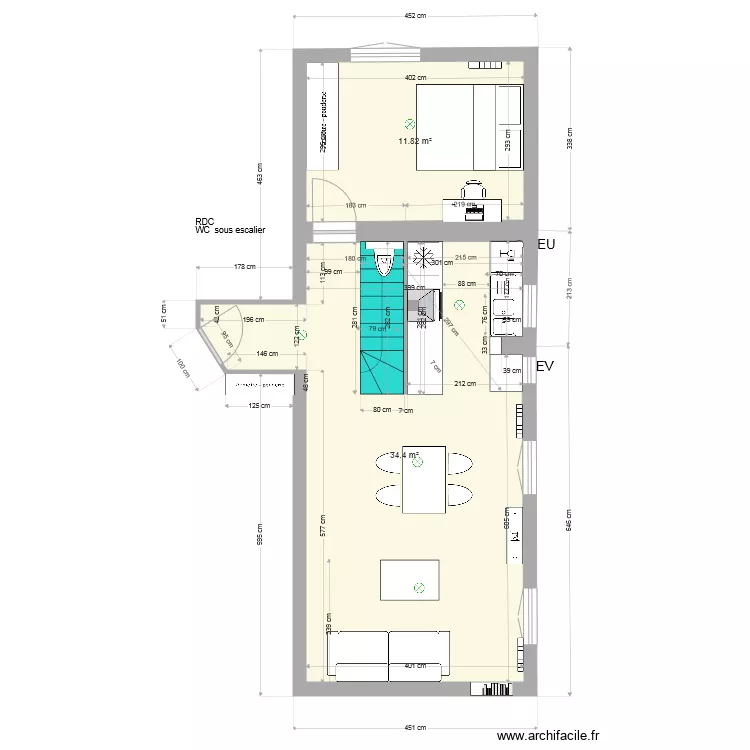 93310 premier archi wc ss esc2. Plan de 