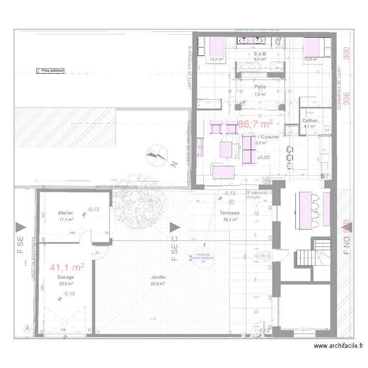 MAISON 2020 VIERGE. Plan de 0 pièce et 0 m2