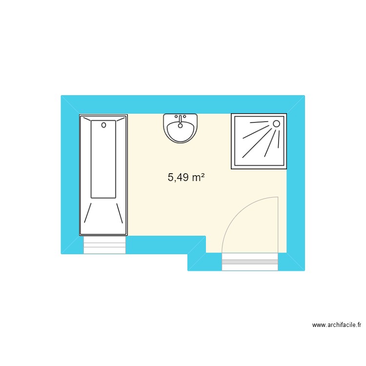 actuelle. Plan de 0 pièce et 0 m2