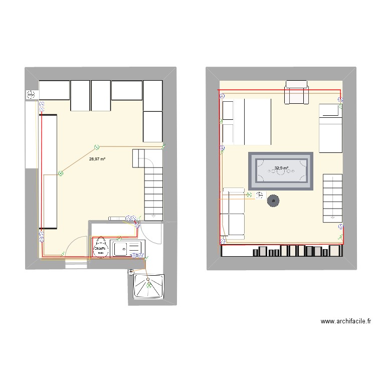 Maisse. Plan de 0 pièce et 0 m2
