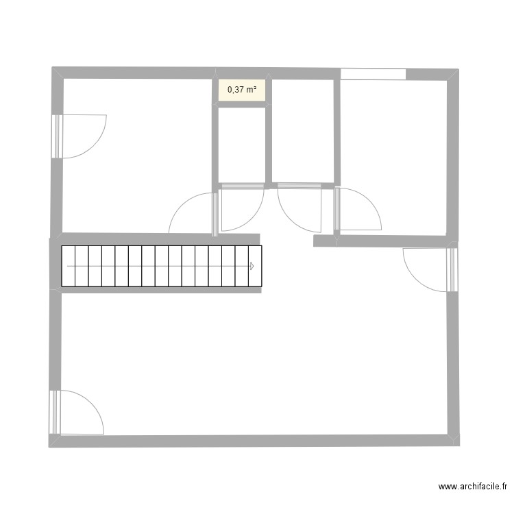 36A 1°. Plan de 1 pièce et 0 m2