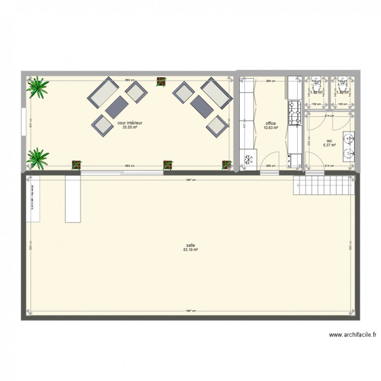 Salle Laurent 10. Plan de 0 pièce et 0 m2