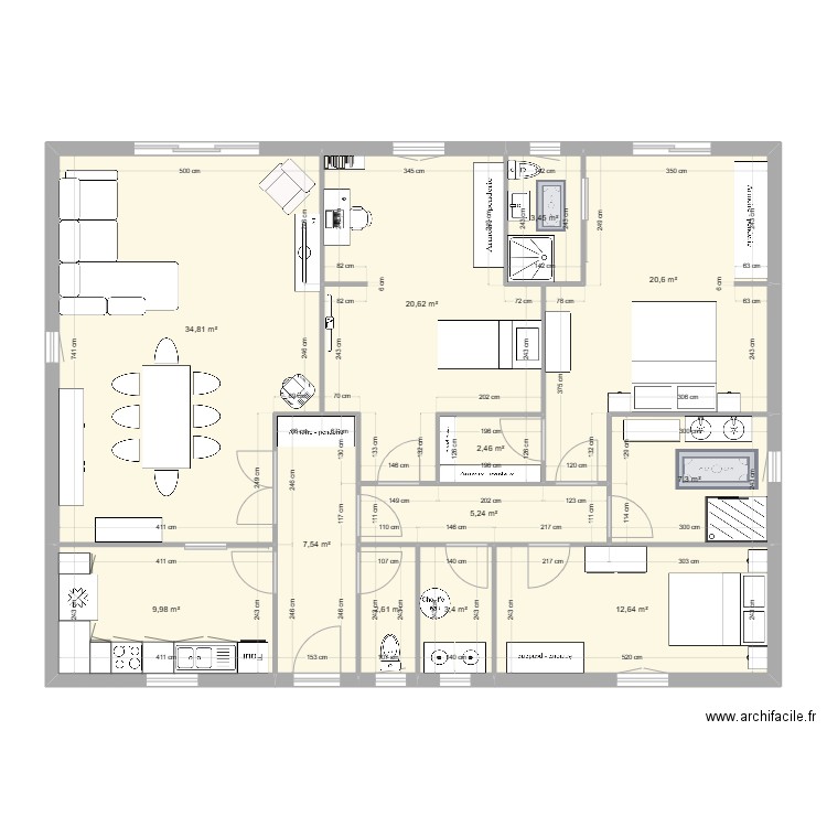 contener 2. Plan de 0 pièce et 0 m2