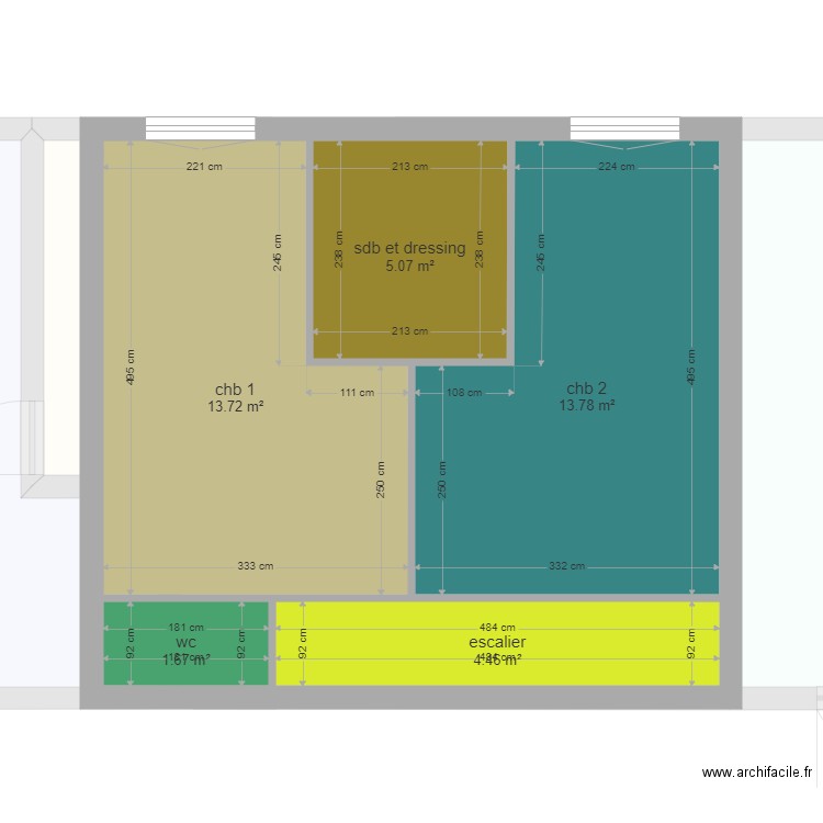 étage test 2. Plan de 0 pièce et 0 m2